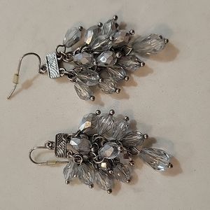 Silver earrings